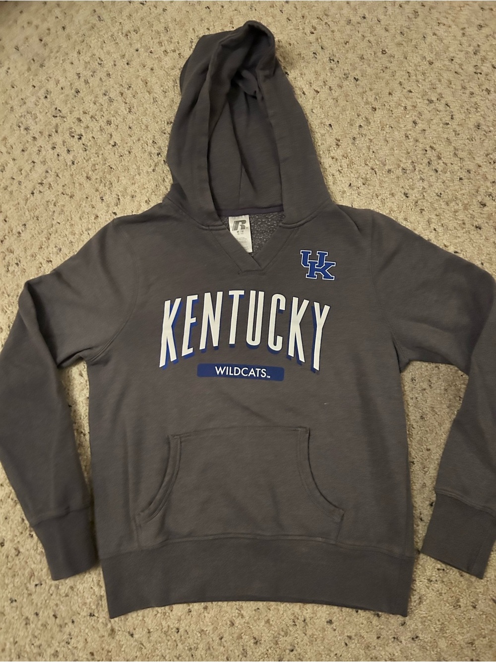 Kentucky Wildcats women’s Gray Hooded Sweatshirt medium